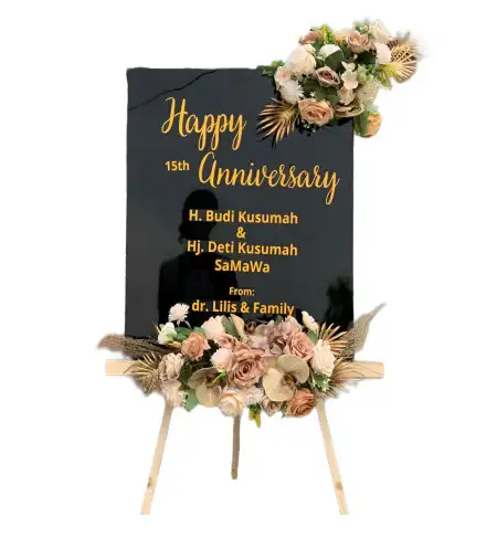 Papan Bunga Akrilik Sanding